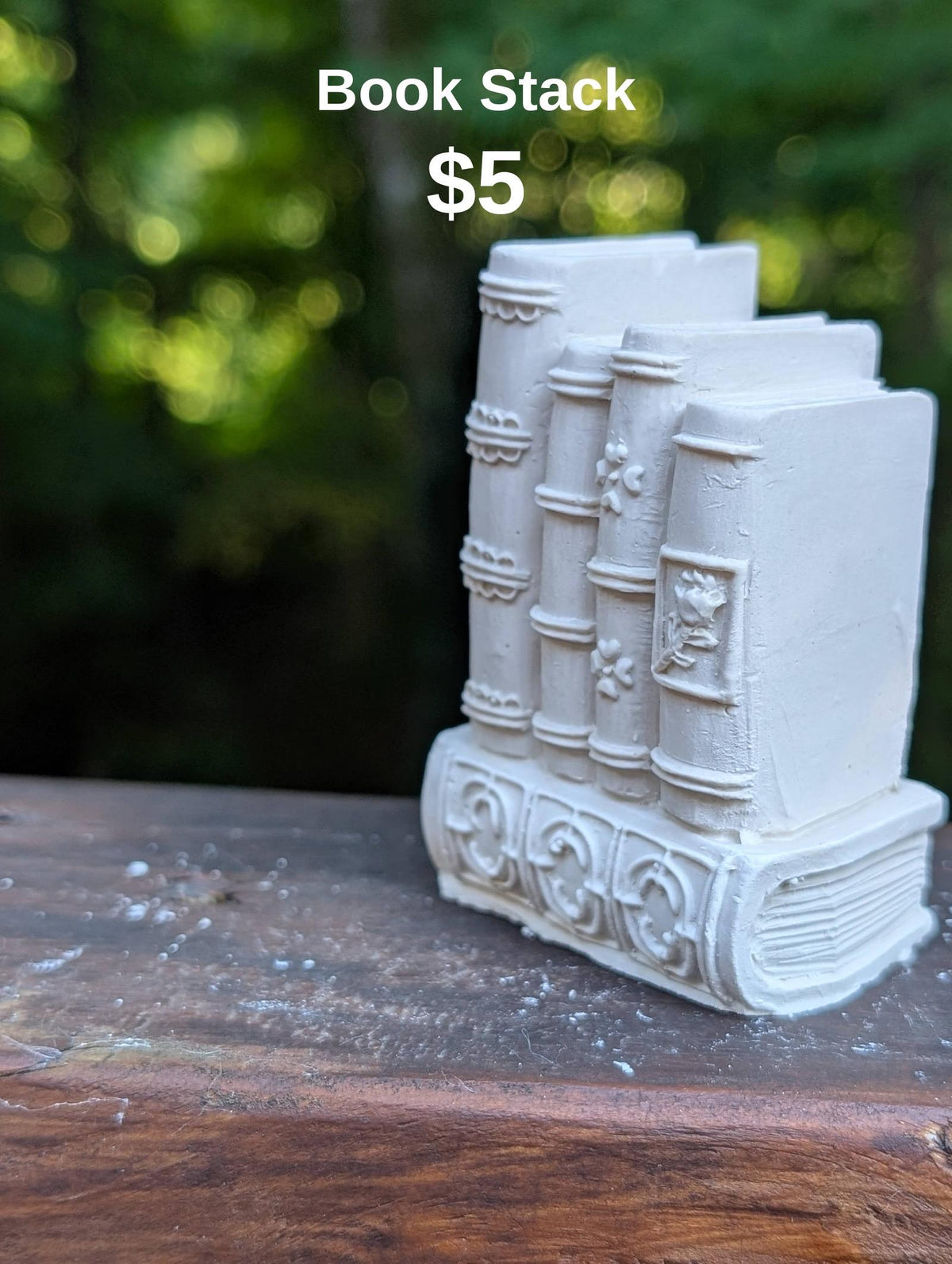 Book Stack Figurine