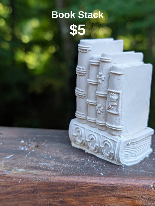 Book Stack Figurine