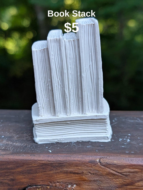 Book Stack Figurine