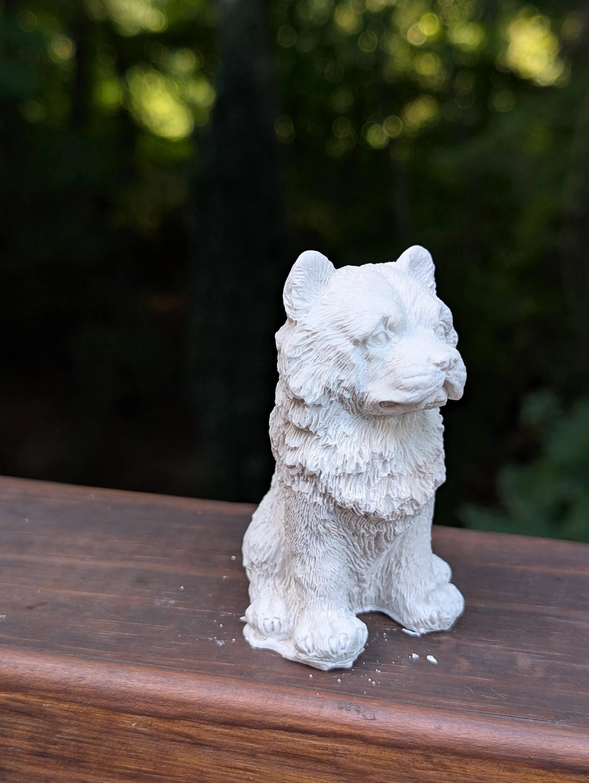 Fluffy Puppy Figurine