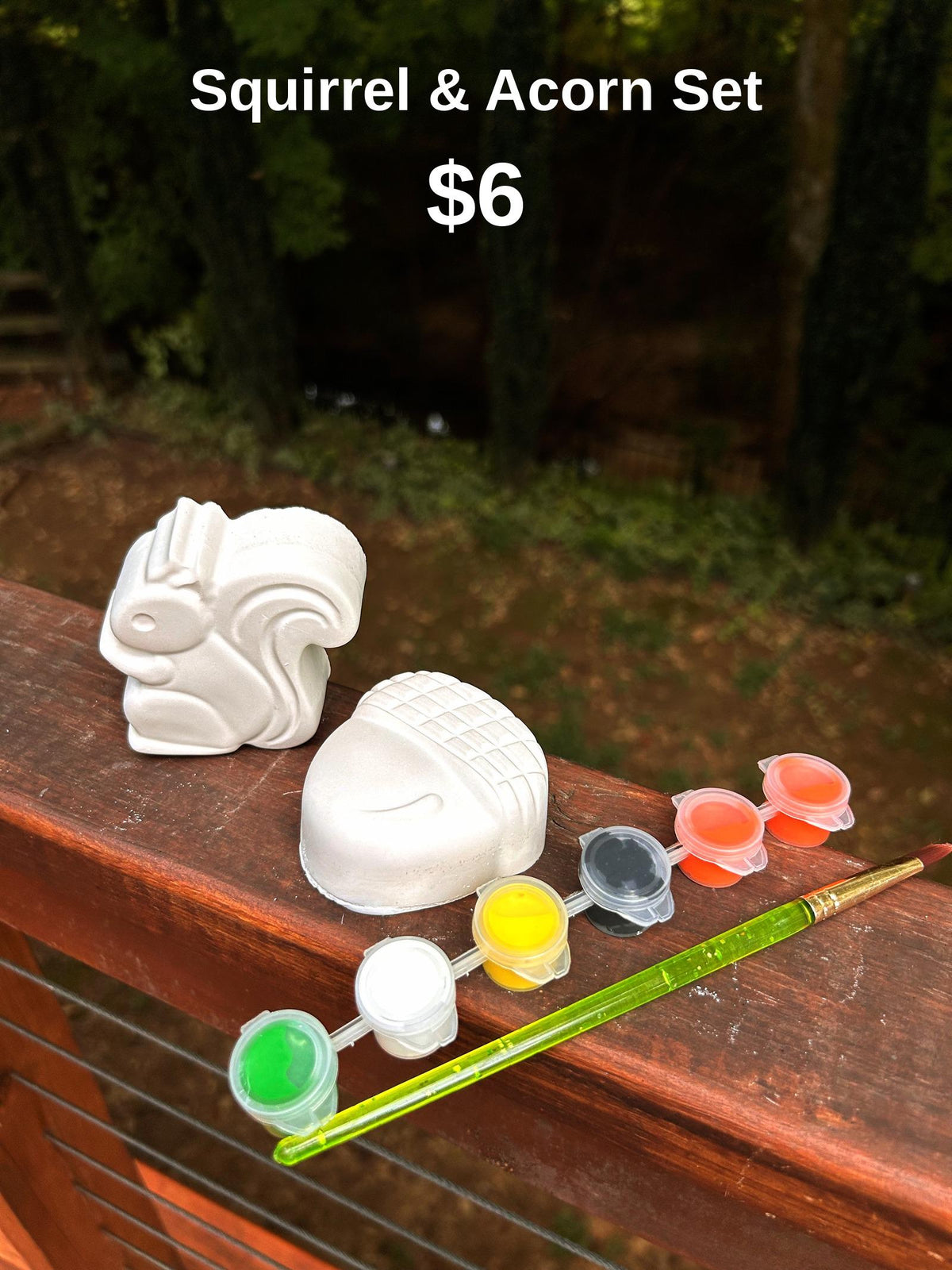 Squirrel & Leaf (or Acorn) Set