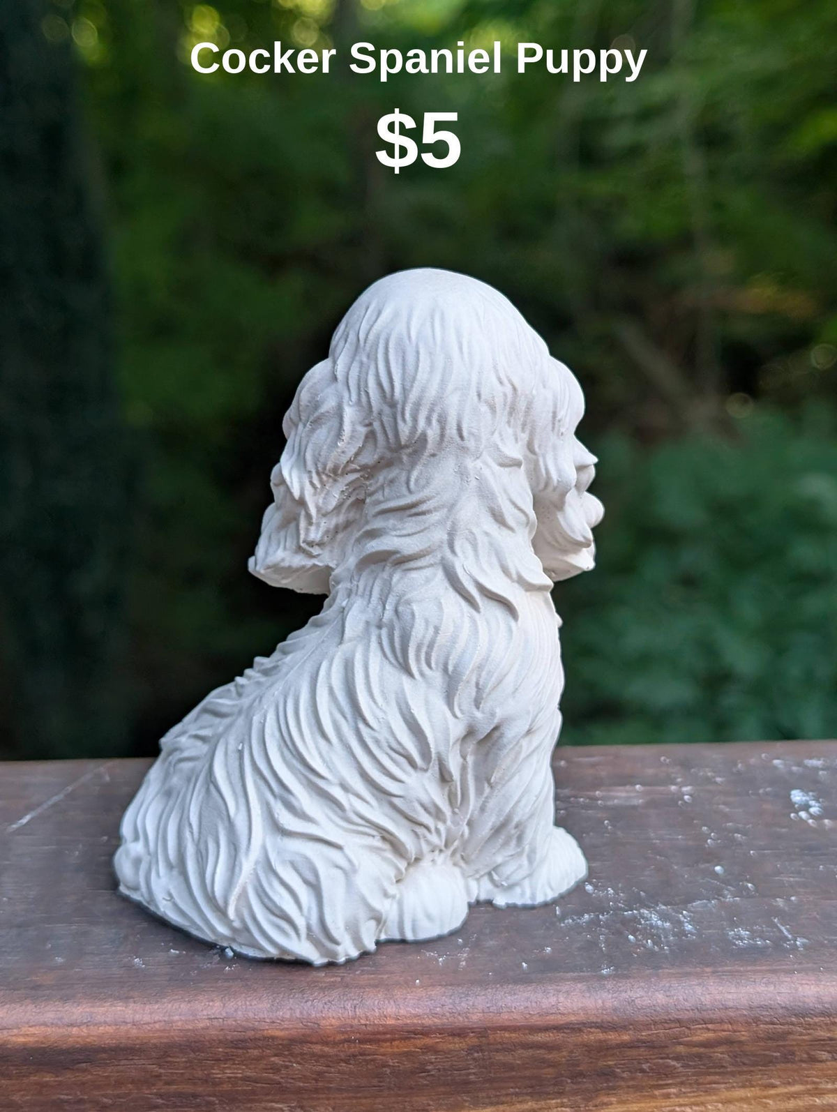 Cocker Spaniel Puppy Figurine