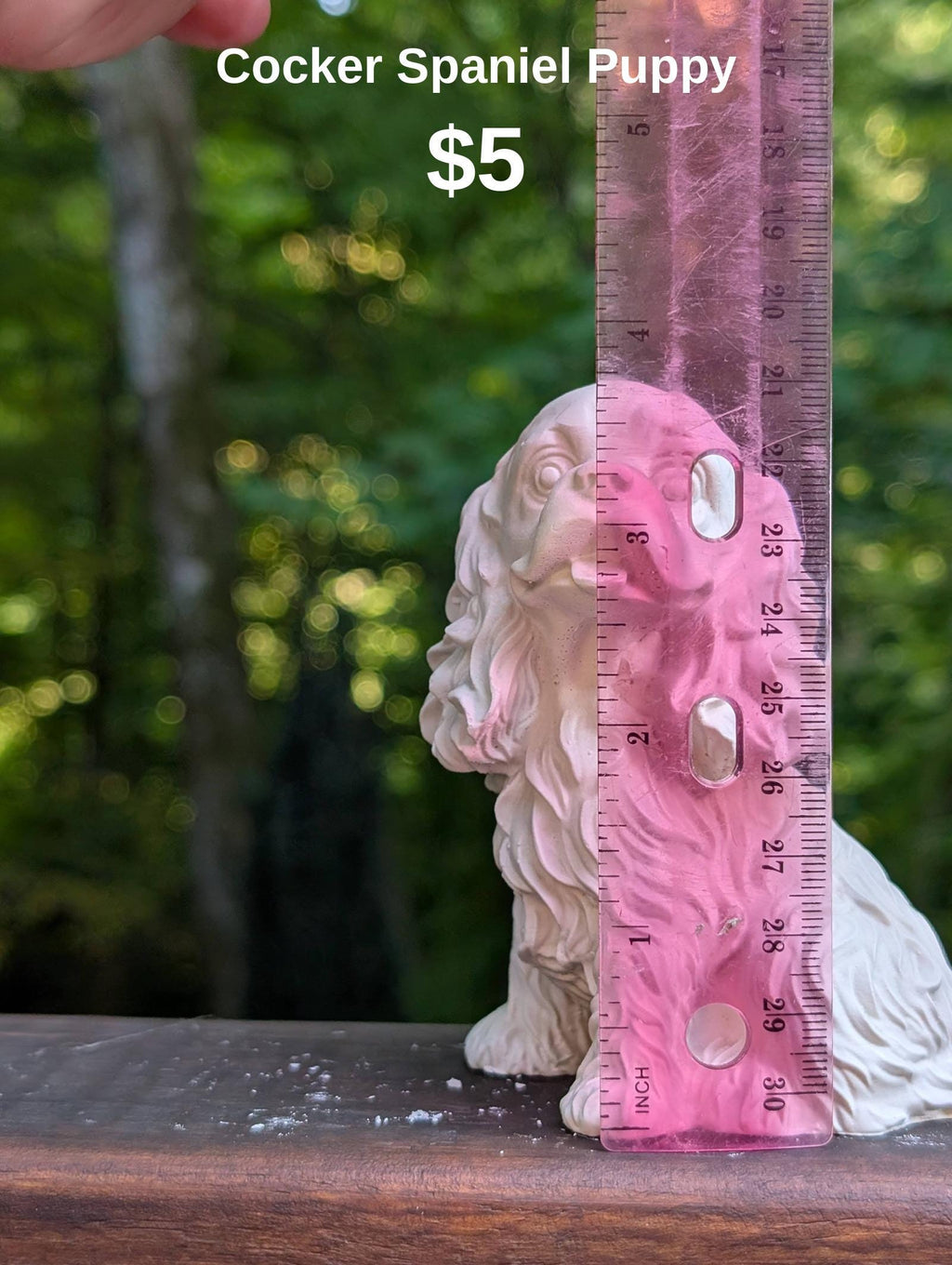 Cocker Spaniel Puppy Figurine